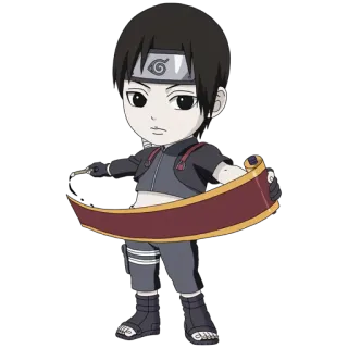 📝 Sai Naruto Anime, Mangá, Chibi, Sai, Naruto, Ninja telegram sticker