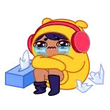 Pretty Friends telegram stickers