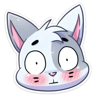 🥺 chat, animal, mignon, autocollant telegram sticker