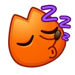 😴 zzz dormindo, sonolento, gato, cansado, sonhando, descanso whatsapp sticker