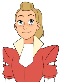 🙂 Adora She-Ra and the Princesses of Power cartoon, character, hero, tv show telegram sticker
