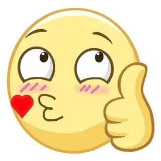 😘 emoji, kiss, heart, cute, expression telegram sticker