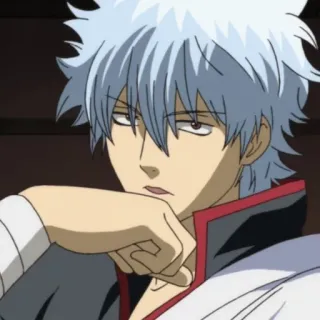 ✨ Gintoki Sakata Gintama Аниме, Гинтама, Гинтоки, Персонаж, Саката whatsapp sticker