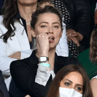 ♟ Amber Heard celebrità, donna, persona, attrice whatsapp sticker