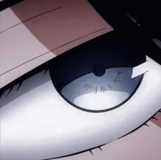 👁 eye, anime, manga, cartoon, animation, close-up telegram sticker