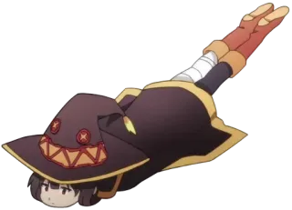 😩 Megumin Konosuba Anime, Manga, Niedlich, Charakter, Magie, Zauberer whatsapp sticker