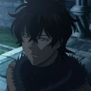 🥑 Yuno Black Clover Anime, Mangá, Mago, Magia, Personagem, Black Clover, Yuno telegram sticker