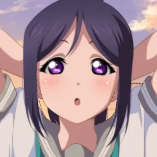 🤔 Umi Sonoda Love Live! anime, cute, girl, cartoon, umi sonoda, love live telegram sticker