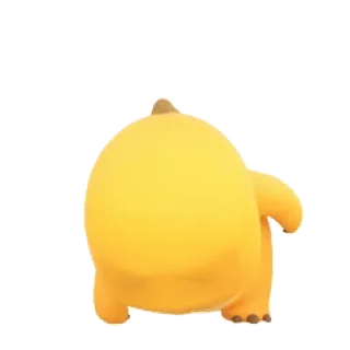 😊 giallo, carino, animale, giocattolo whatsapp sticker