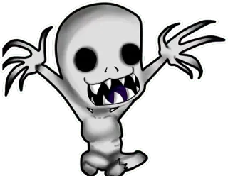 👻 monster, creature, scary, horror, halloween telegram sticker