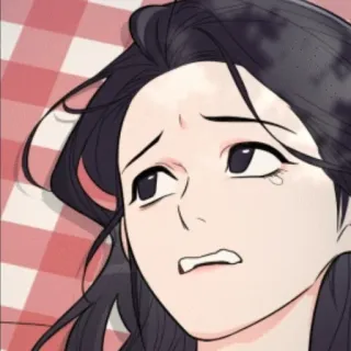 🖤 Anime, Desenho animado, Triste, Chorando, Feminino, Mulher, Chateado/a whatsapp sticker