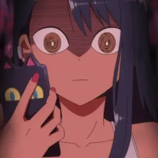 😳 Nagatoro Don't Toy with Me, Miss Nagatoro 애니메이션, 만화, 장난을 잘 치는 타카기 양, 나가토로, 충격, 화난, 만화 telegram sticker