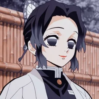 🌟 Shinobu Kocho Demon Slayer 애니메이션, 귀멸의 칼날, 코쵸우 시노부, 나비, 만화, 캐릭터, 일본어 telegram sticker