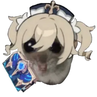 Грустный хомяк • @TgSticker telegram stickers
