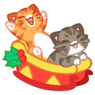 😆 кот, коты, котёнок, котята, животное, животные, домашнее животное, домашние животные, игрушка, милый telegram sticker