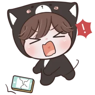 ☁️ kartun, anime, karakter, ilustrasi, stiker whatsapp sticker
