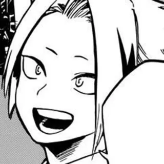 😃 Denki Kaminari My Hero Academia anime, manga, My Hero Academia, Denki Kaminari, character, fan art, sticker, cartoon telegram sticker