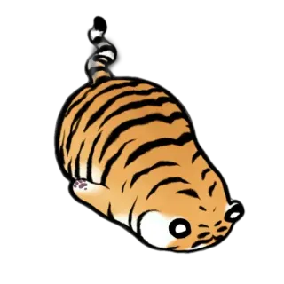 😖 tigre, animale, carino, gatto telegram sticker