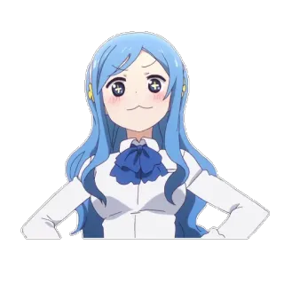 😊 动漫, 女孩, 卡通, 可爱, 快乐, 开朗 whatsapp sticker