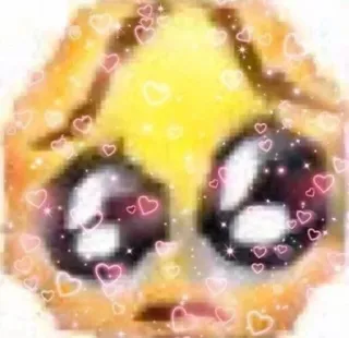 🥺 Emoji, Herzen, Süß, Traurig, Gelb telegram sticker