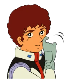 🙂 Аниме, Мультфильм, Пилот, Меха, Научная фантастика telegram sticker