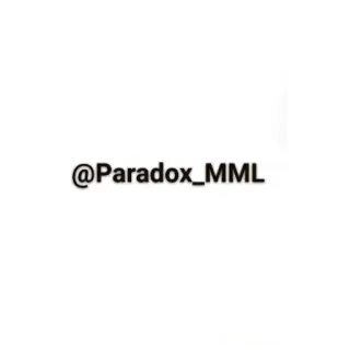 🔪 @Paradox_MML nom d'utilisateur, réseaux sociaux, Paradox_MML telegram sticker