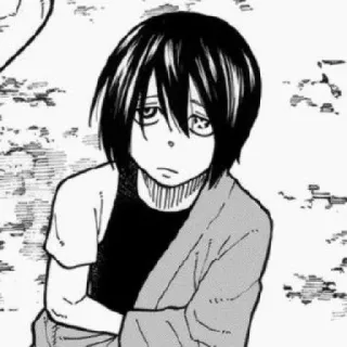 🈴 动漫, 漫画, 悲伤, 男孩, 插画 telegram sticker