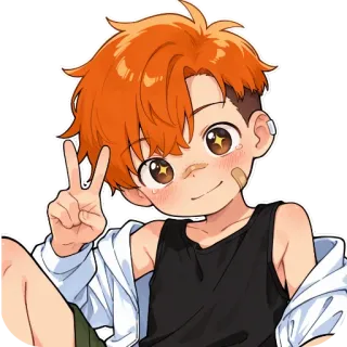 ✌ Hinata Shoyo Haikyuu!! telegram sticker