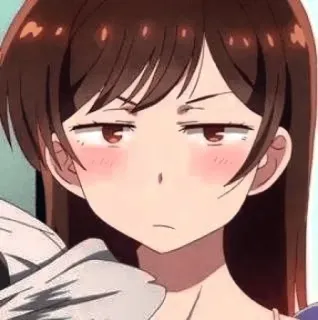 💙 Chizuru Ichinose Rent-A-Girlfriend anime, chizuru ichinose, rent-a-girlfriend, cute, cartoon, manga telegram sticker