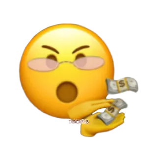 💸 SUXCE$S お金, 絵文字, 成功 telegram sticker