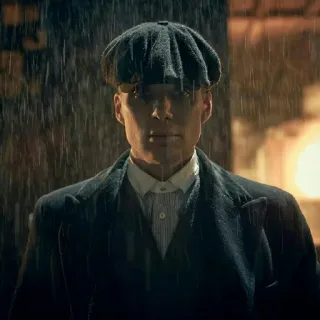 😢 Thomas Shelby Peaky Blinders Peaky Blinders, Thomas Shelby, Gangster, Cillian Murphy, Kriminalität, Historisch, England telegram sticker