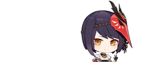 🌟 Kujou Sara Genshin Impact Anime, Jogo, Fofo, Genshin Impact, Kujou Sara, Chibi telegram sticker