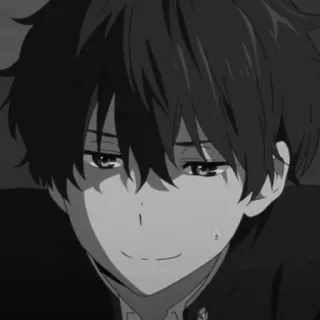 🕸 Anime, Mangá, Menino, Personagem, Hyouka telegram sticker