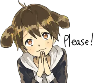 Canine boy ENG :: @line_stickers telegram stickers
