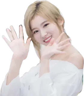 👋 wanita, gadis, potret, selebriti, orang, rambut pirang whatsapp sticker