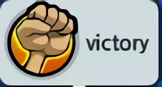 ✌️ victory victory, fist, success, achievement, power whatsapp sticker