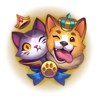 🐕 kot, pies, korona, słodki, zwierzęta, zwierzak telegram sticker