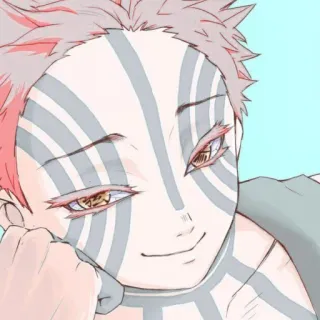 😏 Akaza Demon Slayer Аниме, Клинок, рассекающий демонов, Аказа, Манга, Высший ранг, Демон telegram sticker
