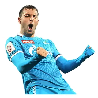 😃 fútbol, fútbol, atleta, celebración, deportes, jugador whatsapp sticker