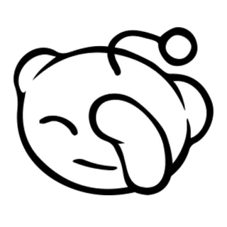 🤦‍♂️ reddit, alieno, logo, internet, mascotte telegram sticker