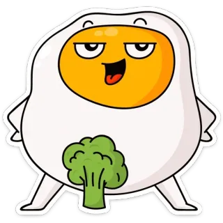 Завтрак - @stickers_vk telegram stickers