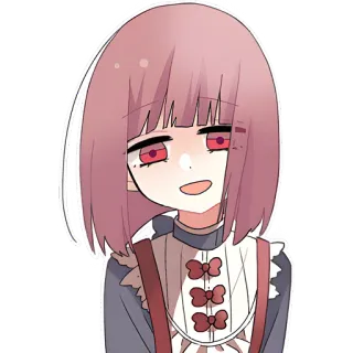 ☺️ Anime, Ragazza, Carina, Kawaii, Maid, Manga telegram sticker