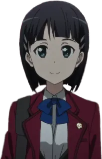 🙂 Anime, Fille, Uniforme scolaire, Femme whatsapp sticker