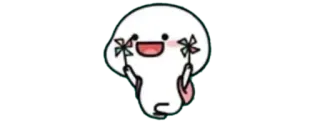 🍚 Desenho animado, Cata-vento, Fofo, Kawaii, Personagem, Feliz whatsapp sticker