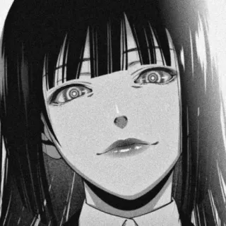 ♣️ Yumeko Jabami Kakegurui anime, manga, kakegurui, yumeko jabami, girl, character telegram sticker