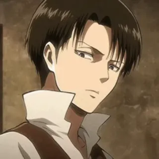 ☕ Levi Ackerman Attack on Titan Anime, Levi, Ataque a los Titanes, Personaje, Manga, Levi Ackerman telegram sticker