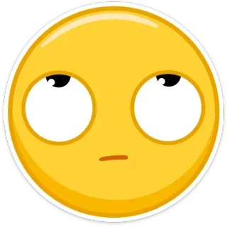 🙄 絵文字, 表情, 気分, ステッカー telegram sticker