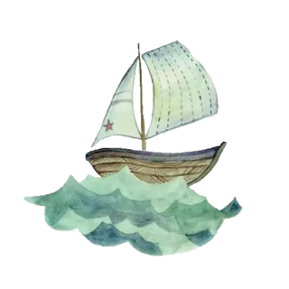 🙂 perahu layar, laut, ombak, samudra, perahu, berlayar telegram sticker