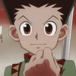 ✊ Gon Freecss Hunter x Hunter anime, manga, gon, hunter x hunter, gon freecss, shonen telegram sticker