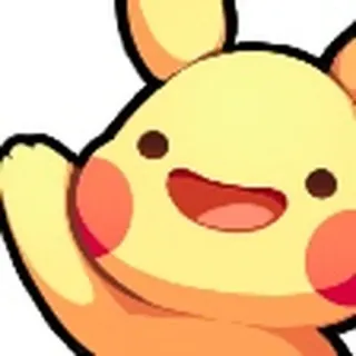 👋 Cartone animato, Kawaii, Carino, Adorabile, Cicciottello, Che saluta telegram sticker